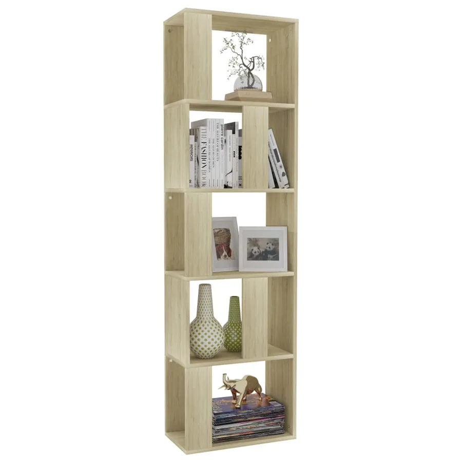 Bibliothèque/Séparateur de pièce Chêne sonoma Bois d’ingénierie - 3