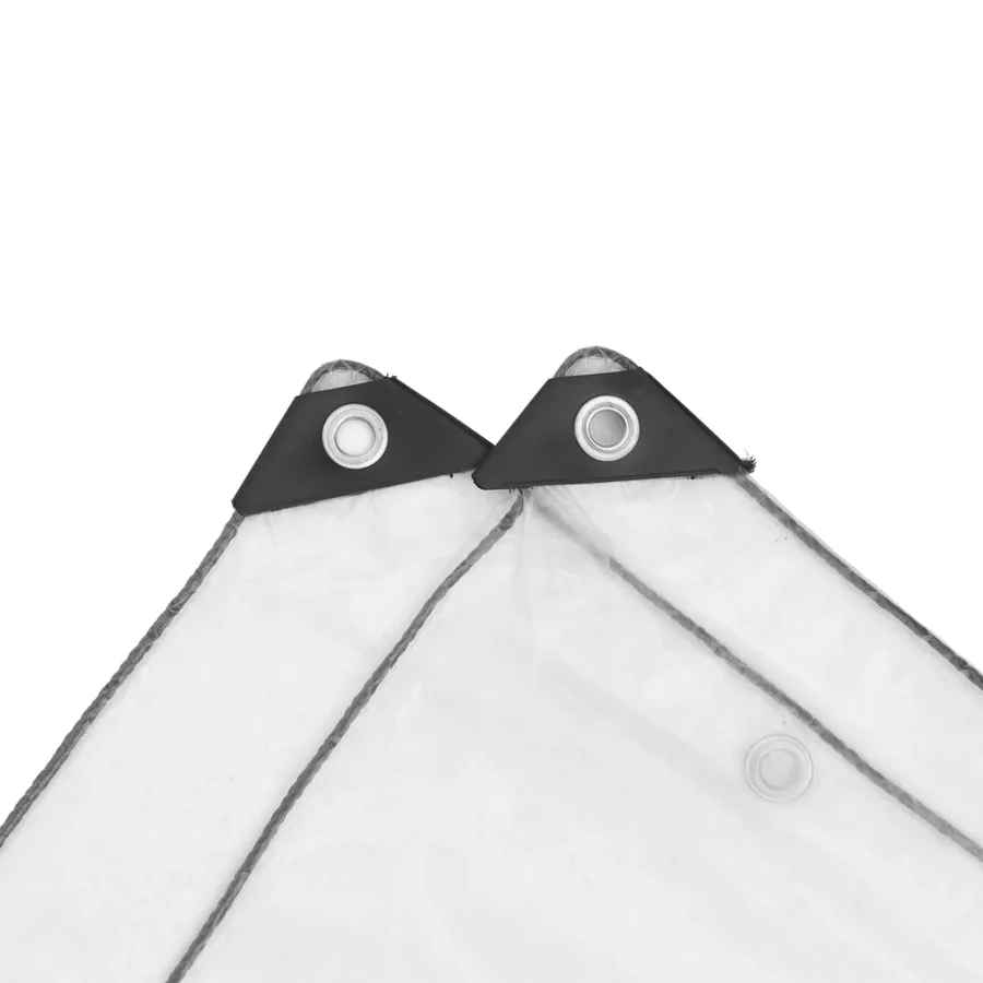 Bâche avec œillets Transparent 7 x 5 m Polyéthylène - 3