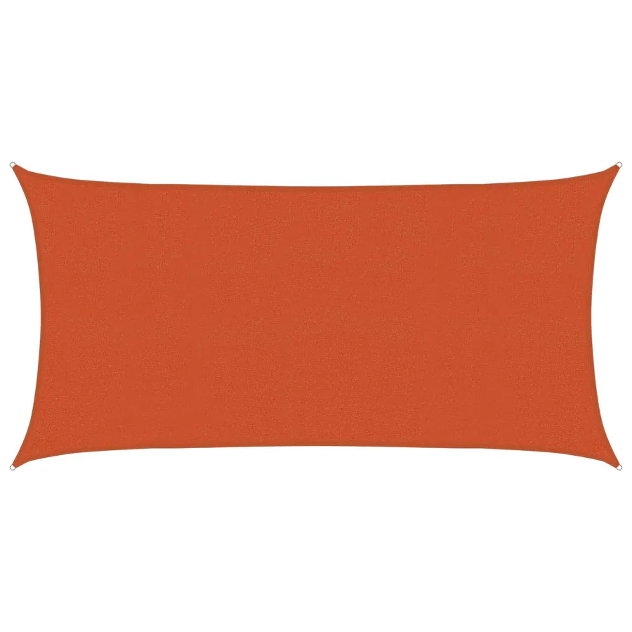 Voile d'ombre Orange 2,5 x 6 m HDPE