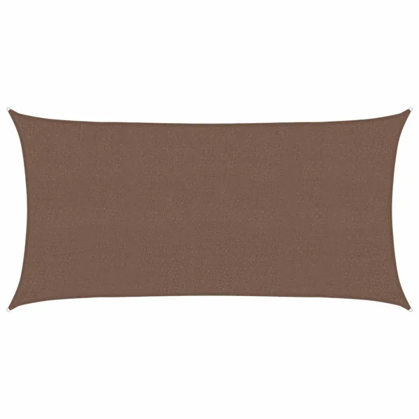 Voile d'ombre Marron 2 x 6 m HDPE