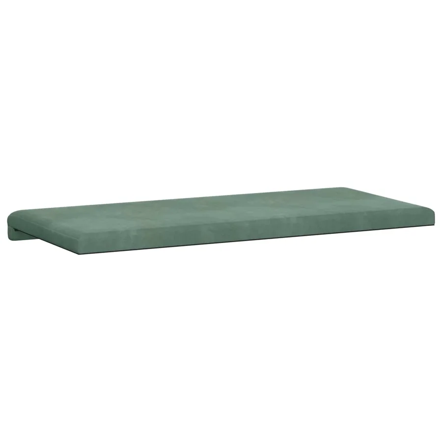 Coussin de banc Velours (V) Vert Mer Profondeur 35 cm - 7