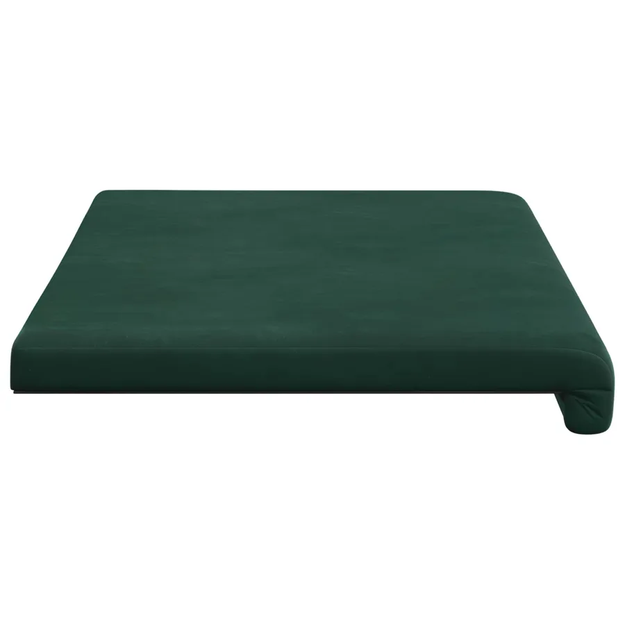 Coussin de banc Velours (V) Vert foncé Profondeur 35 cm - 6
