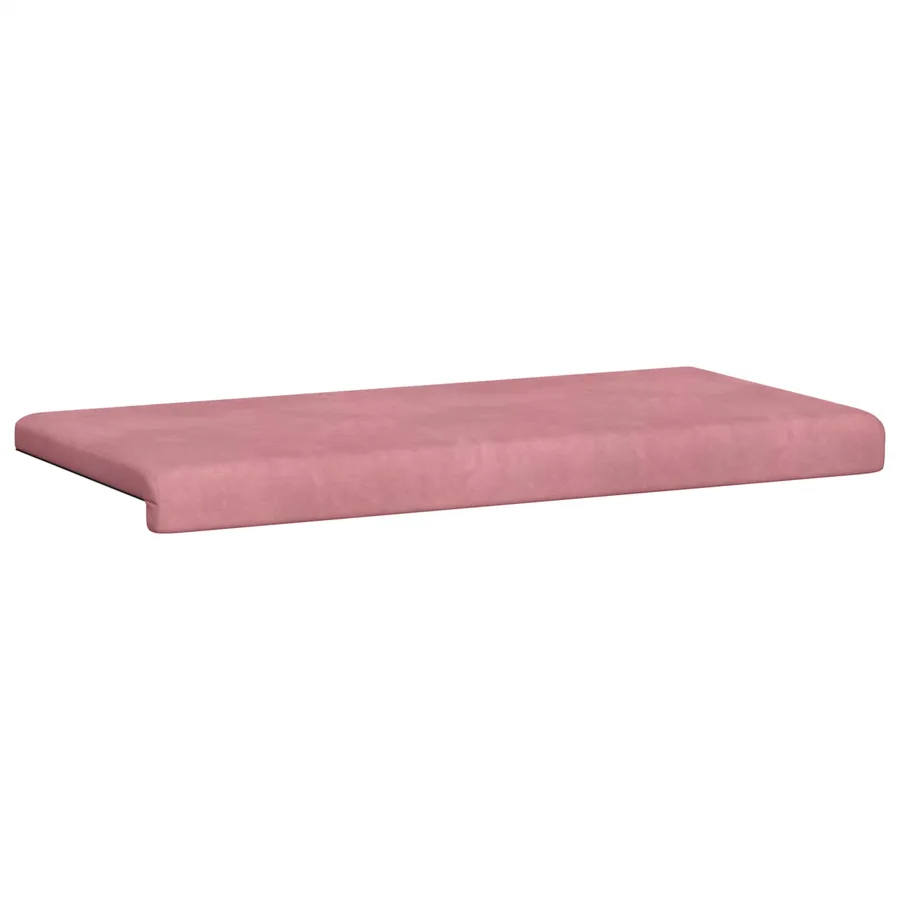 Coussin de banc Velours (V) Rose Profondeur 35 cm - 5