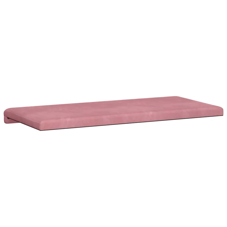 Coussin de banc Velours (V) Rose Profondeur 35 cm - 7