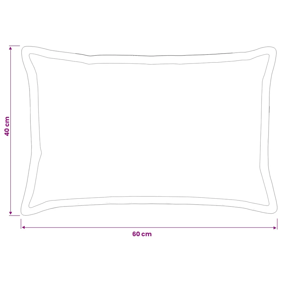 Housse de coussin 6 pcs HOUTEN Gris clair 40 x 60 cm - 7