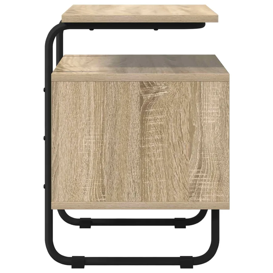 Table de chevet 2 pc Chêne Sonoma Bois d'ingénierie - 7
