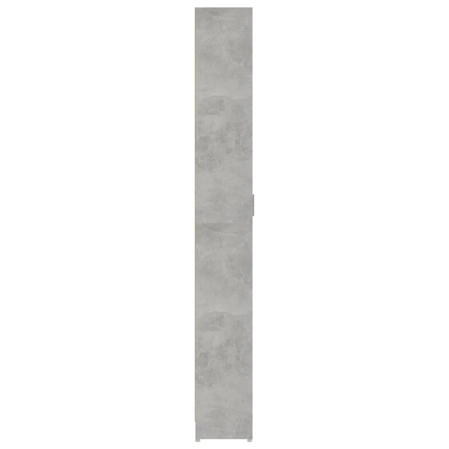 Garde-robe de couloir Gris béton 55x25x189 cm Bois d'ingénierie - 8