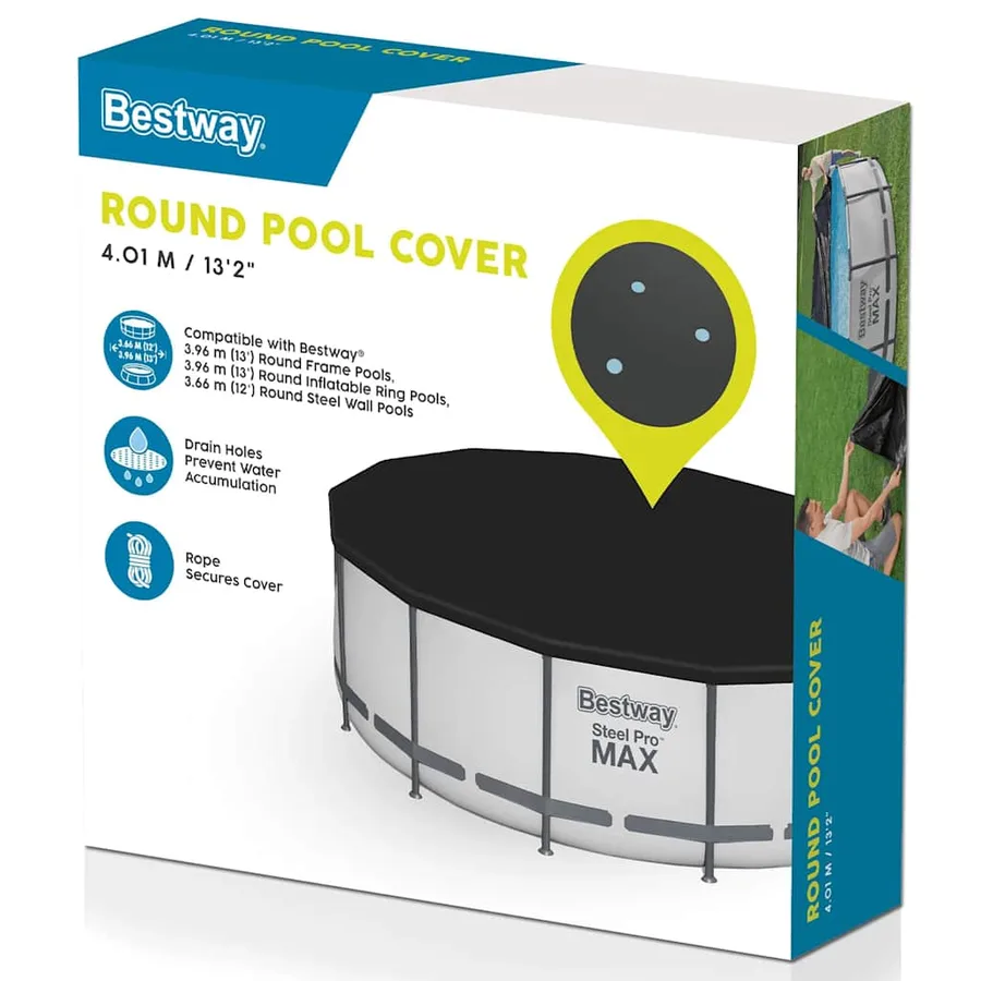 Bestway Couverture de piscine Flowclear 396 cm - 7