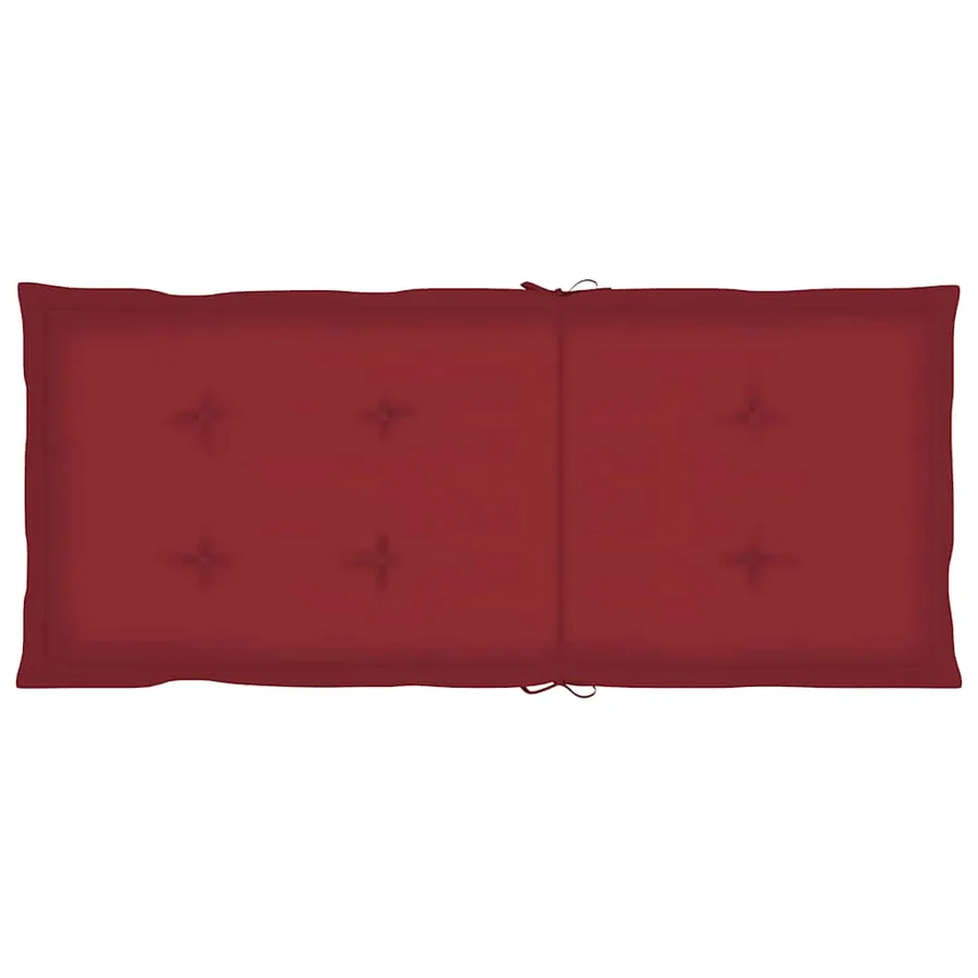 Chaises inclinables de jardin lot de 4 et coussins Bois acacia - 8
