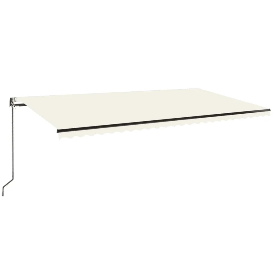 Auvent rétractable automatique 600x350 cm Crème - 2