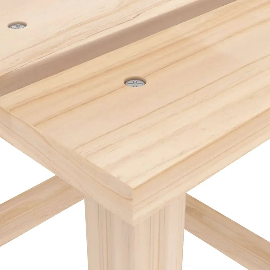 Chaise de jardin Adirondack avec table Bois de sapin massif - 10