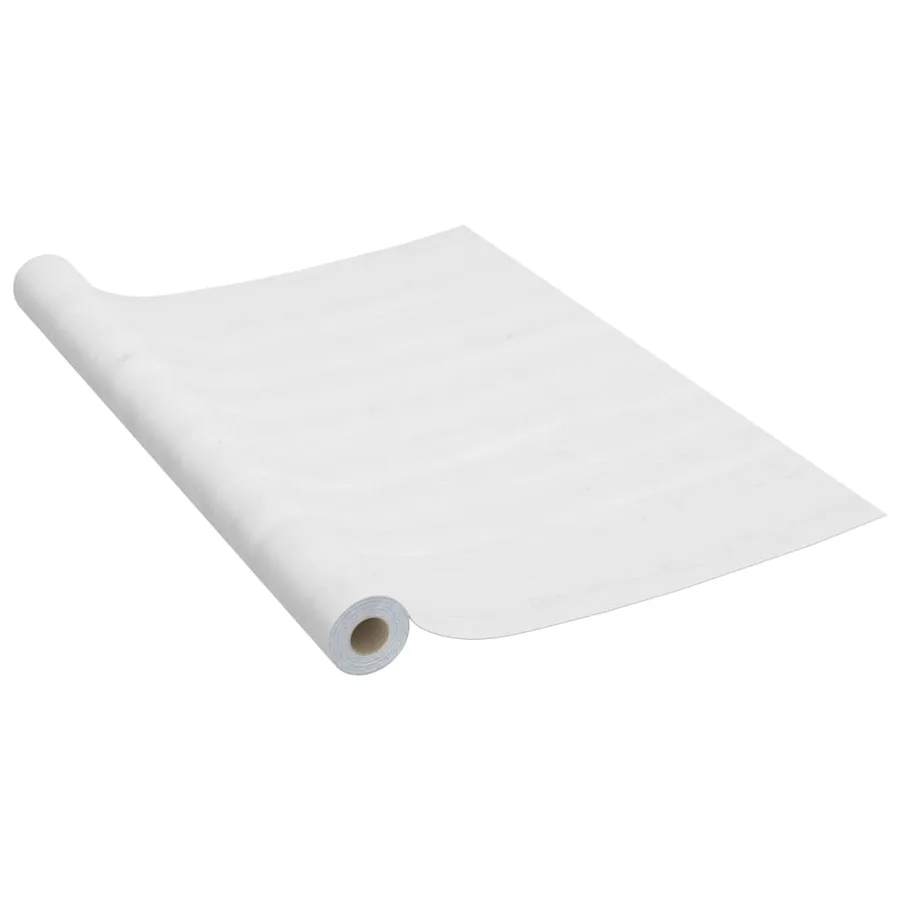 Films autoadhésifs pour portes 2 pcs Bois blanc 210x90 cm PVC - 3