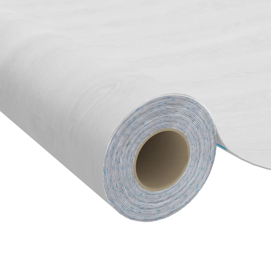 Films autoadhésifs pour portes 2 pcs Bois blanc 210x90 cm PVC - 4