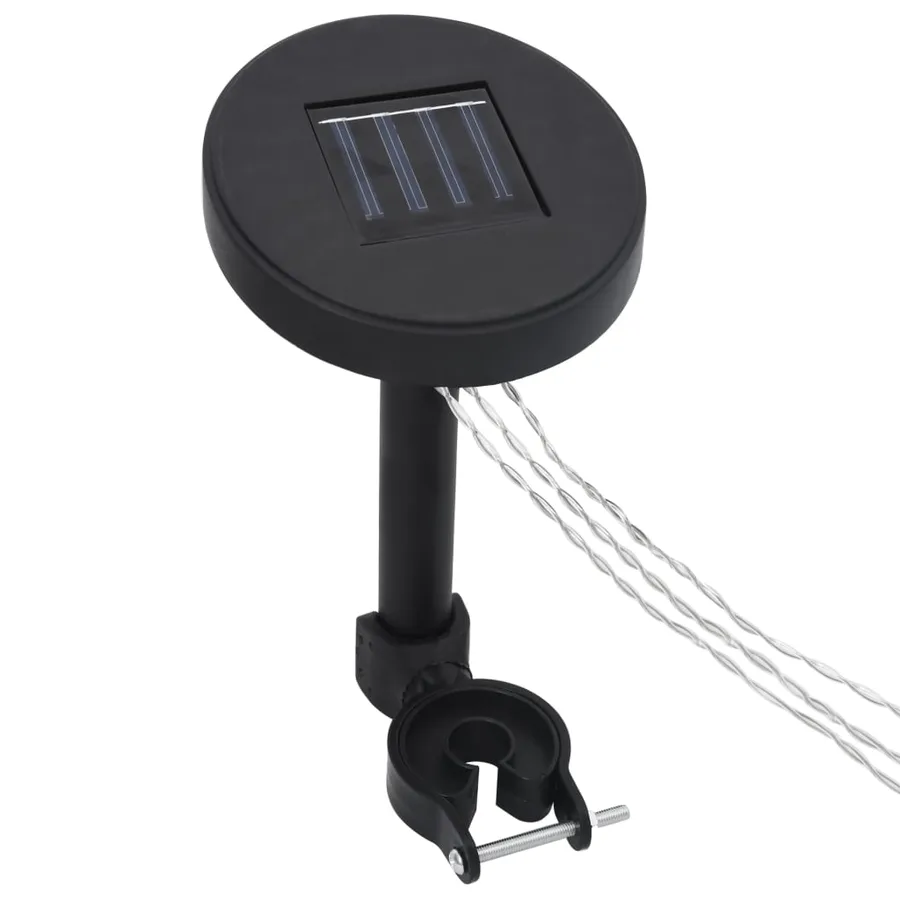 Guirlande lumineuse à LED avec panneau solaire pour belvédère - 2