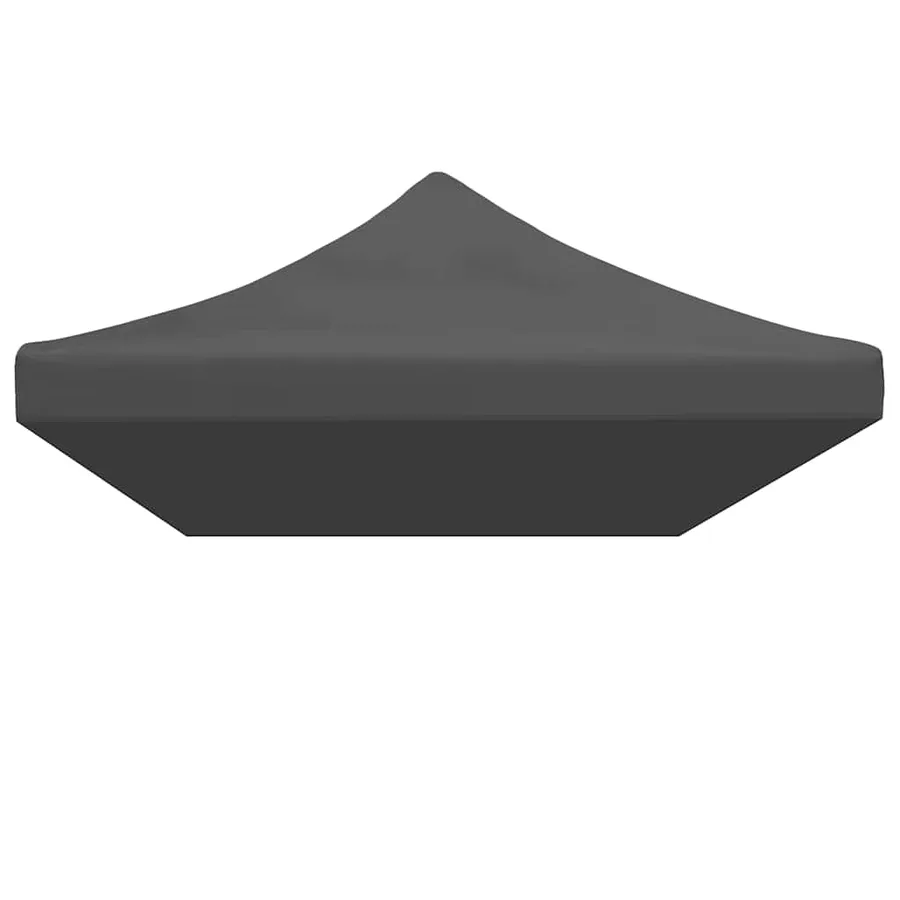 Toit de tente de réception 3 x 6 m Anthracite - 3