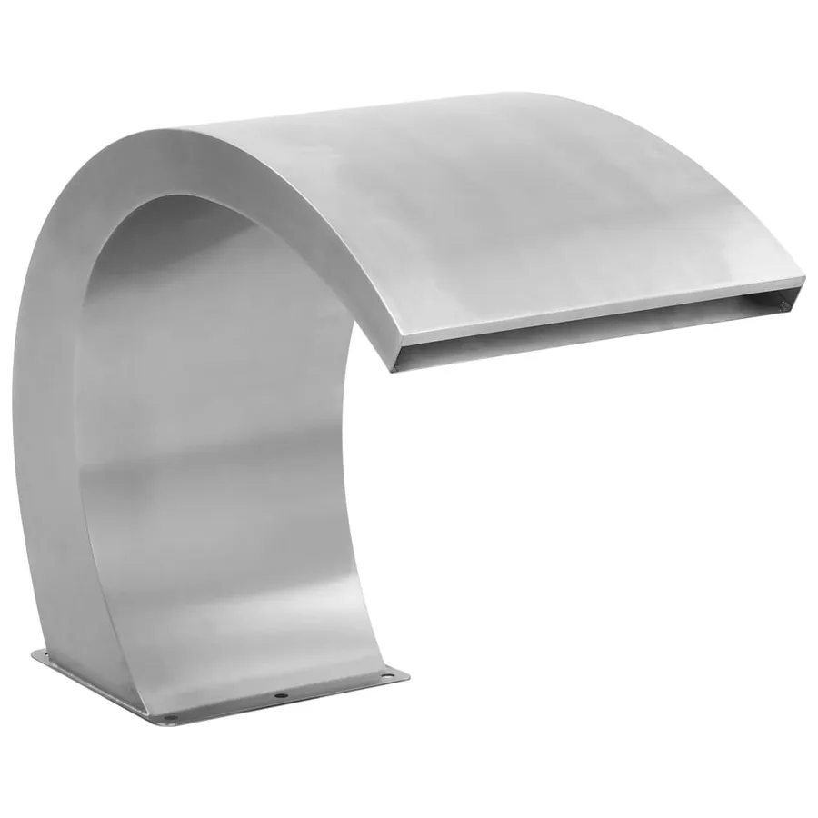 Fontaine de piscine avec LED Acier inoxydable 30x60x45 cm - 3