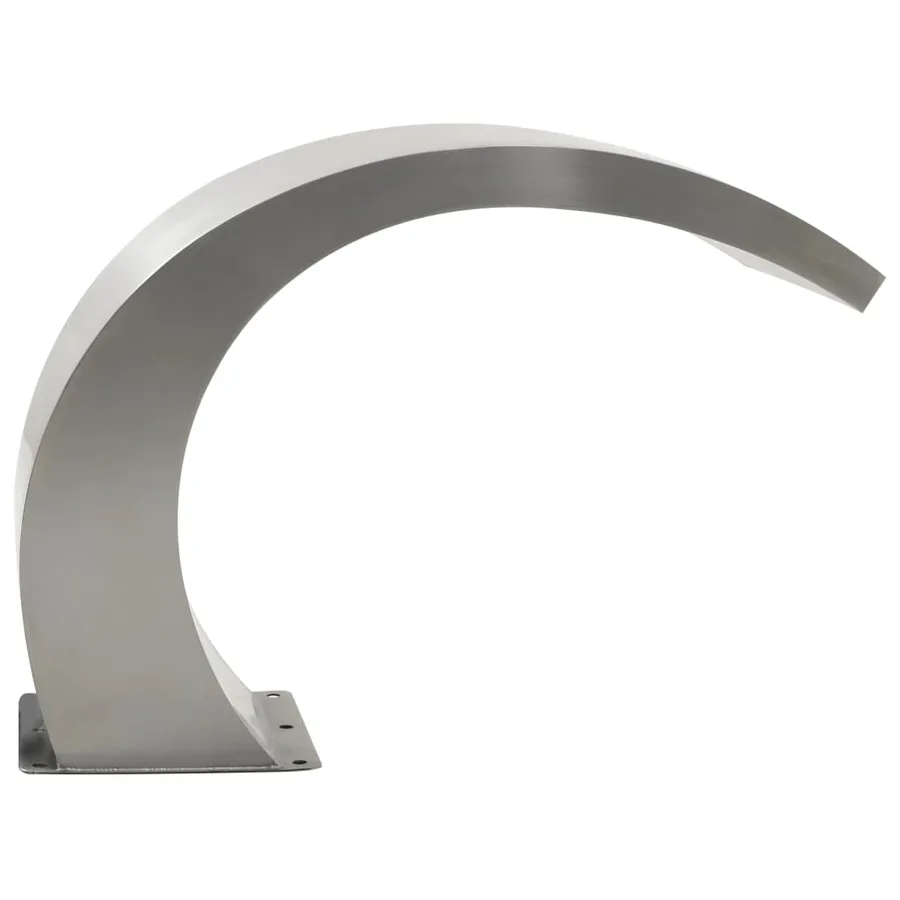 Fontaine de piscine avec LED Acier inoxydable 30x60x45 cm - 5