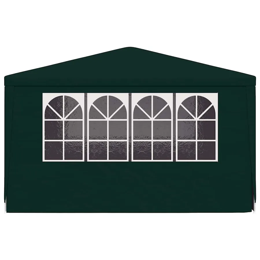 Tente de réception et parois latérales 4x4 m Vert 90 g/m² - 5