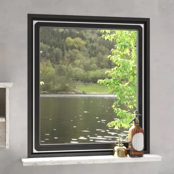 Moustiquaire magnétique pour fenêtres blanc 130x150 cm
