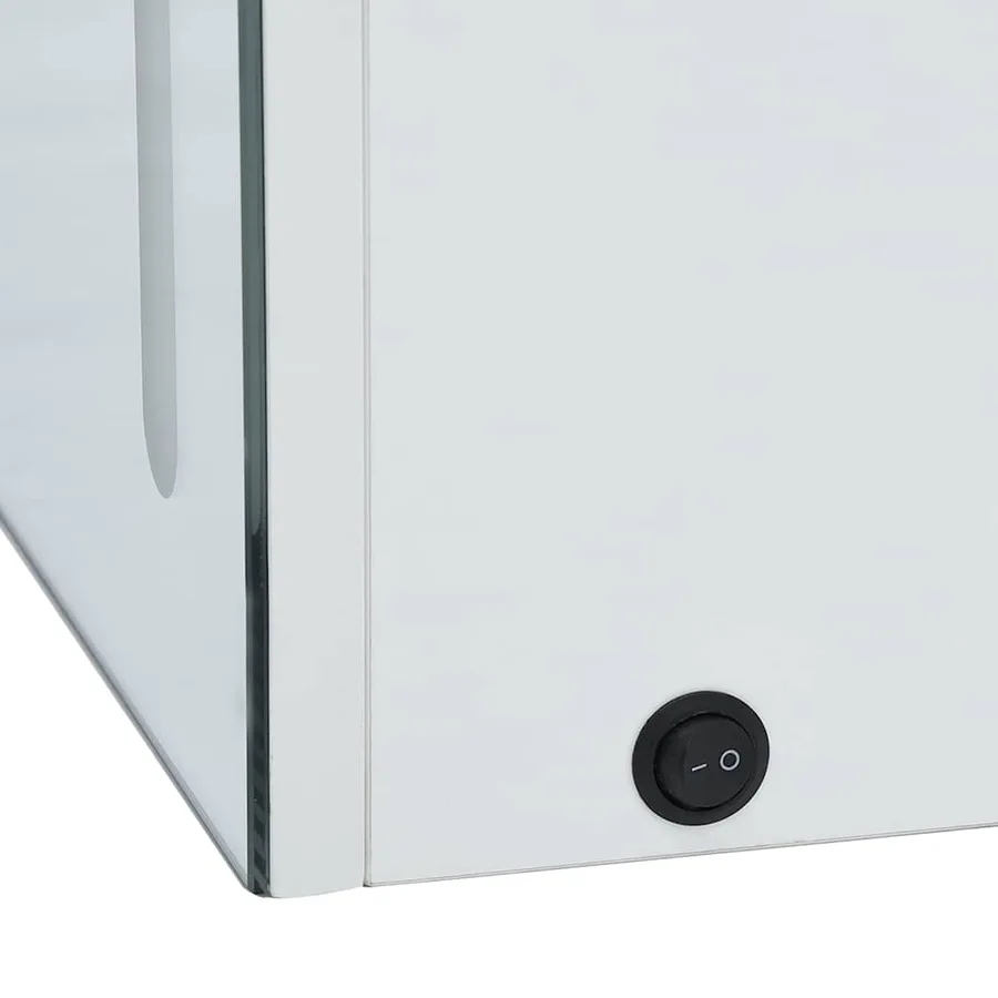 Armoire de salle de bain à miroir LED 50x13x70 cm - 6