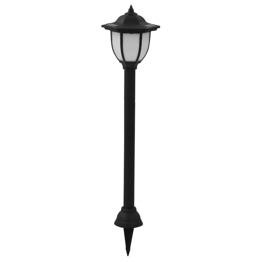 Lampe solaire à LED d'extérieur 3 pcs Noir - 2