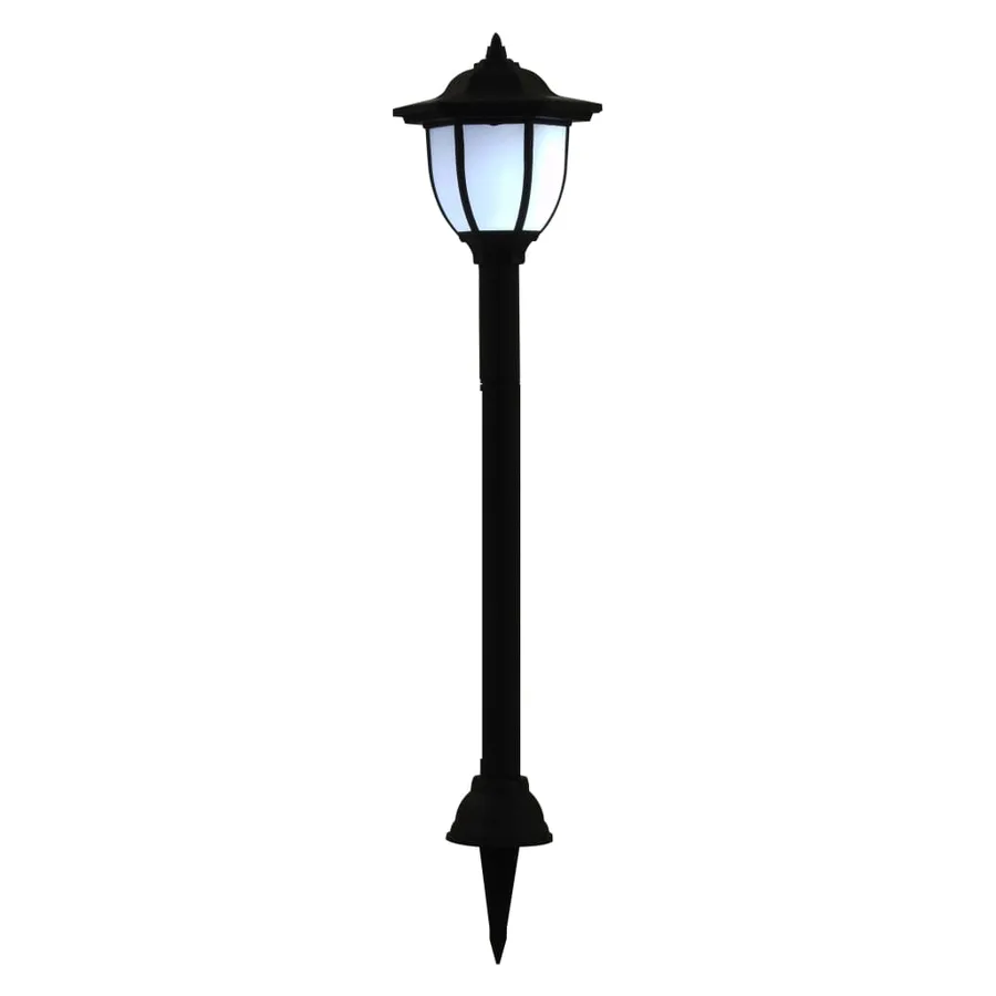 Lampe solaire à LED d'extérieur 3 pcs Noir - 4