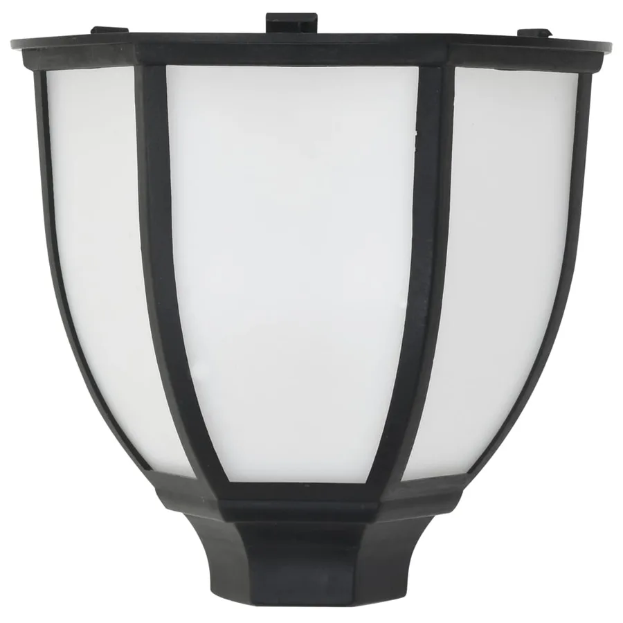 Lampe solaire à LED d'extérieur 3 pcs Noir - 7