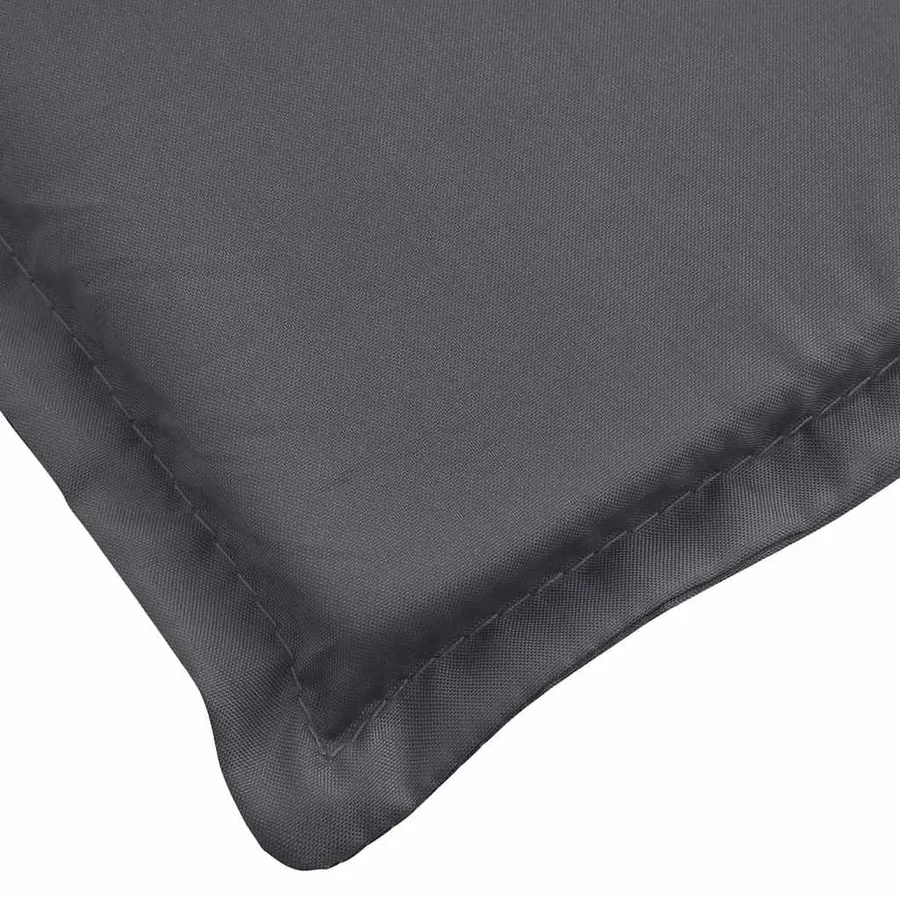 Coussin de chaise longue anthracite 186x58x4 cm tissu oxford - 8