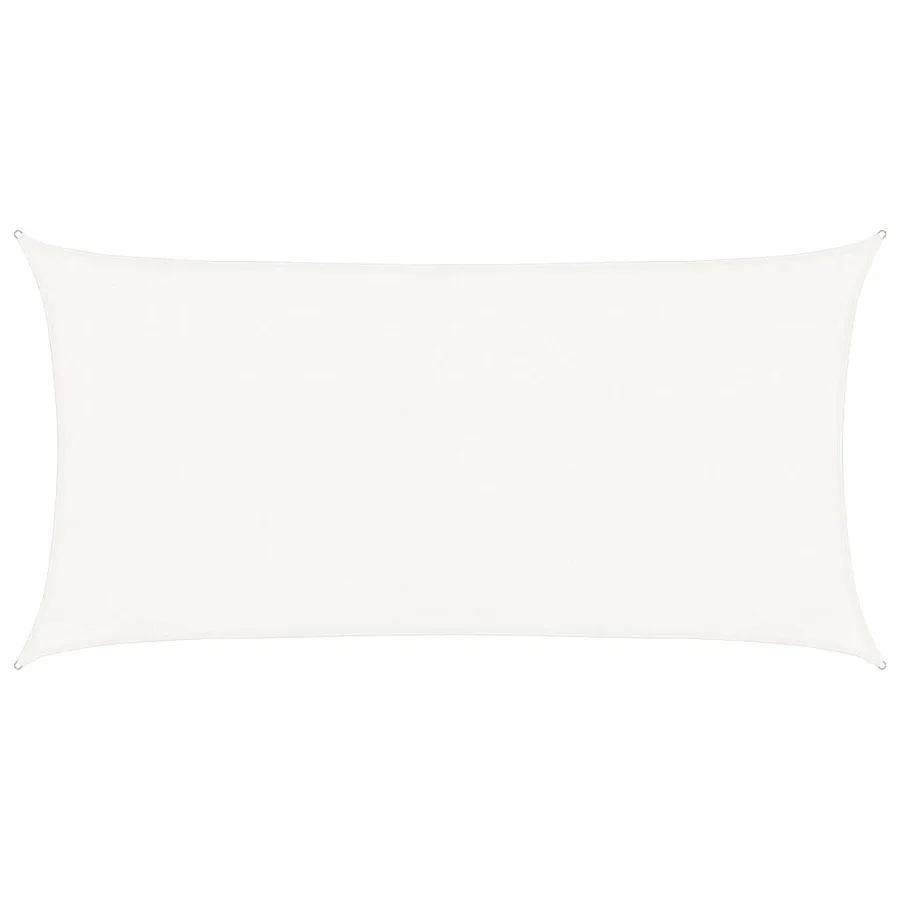 Voile d'ombrage 160 g/m² Blanc 3x6 m PEHD - 2