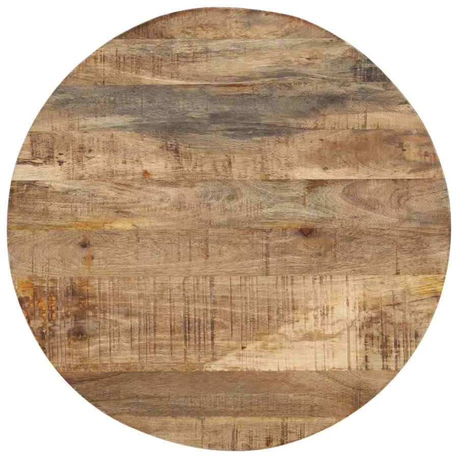 Tables gigognes 3 pcs Bois de manguier brut - 4