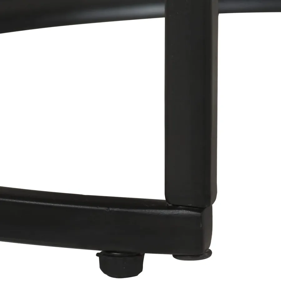 Tables gigognes 3 pcs Bois de manguier brut - 6