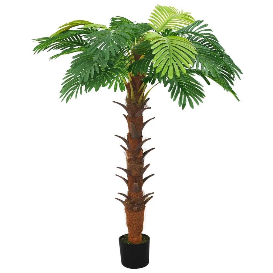 Palmier Cycas artificiel avec pot 160 cm Vert - 2