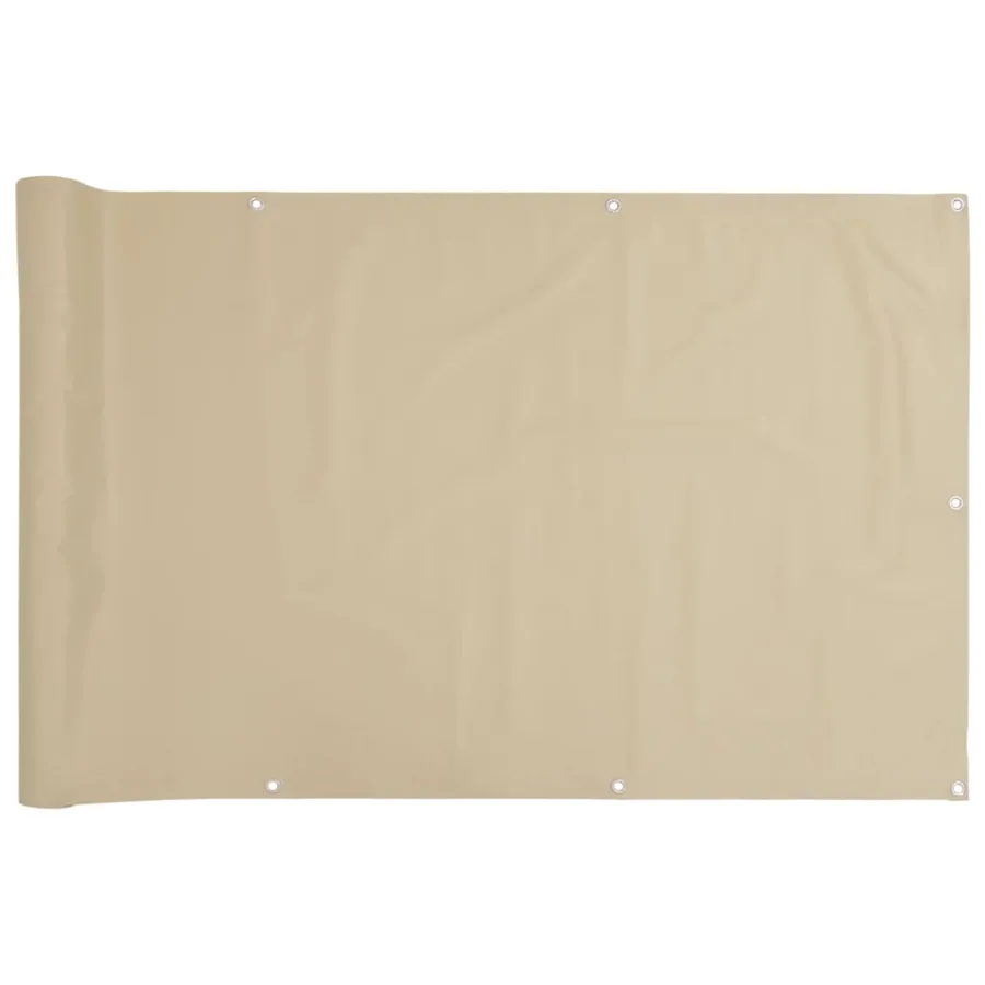 Écran de balcon Beige 90x300 cm Tissu Oxford - 2