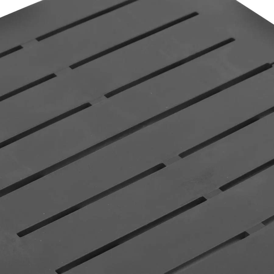 Table pliable de jardin anthracite 45x43x50 cm plastique - 6