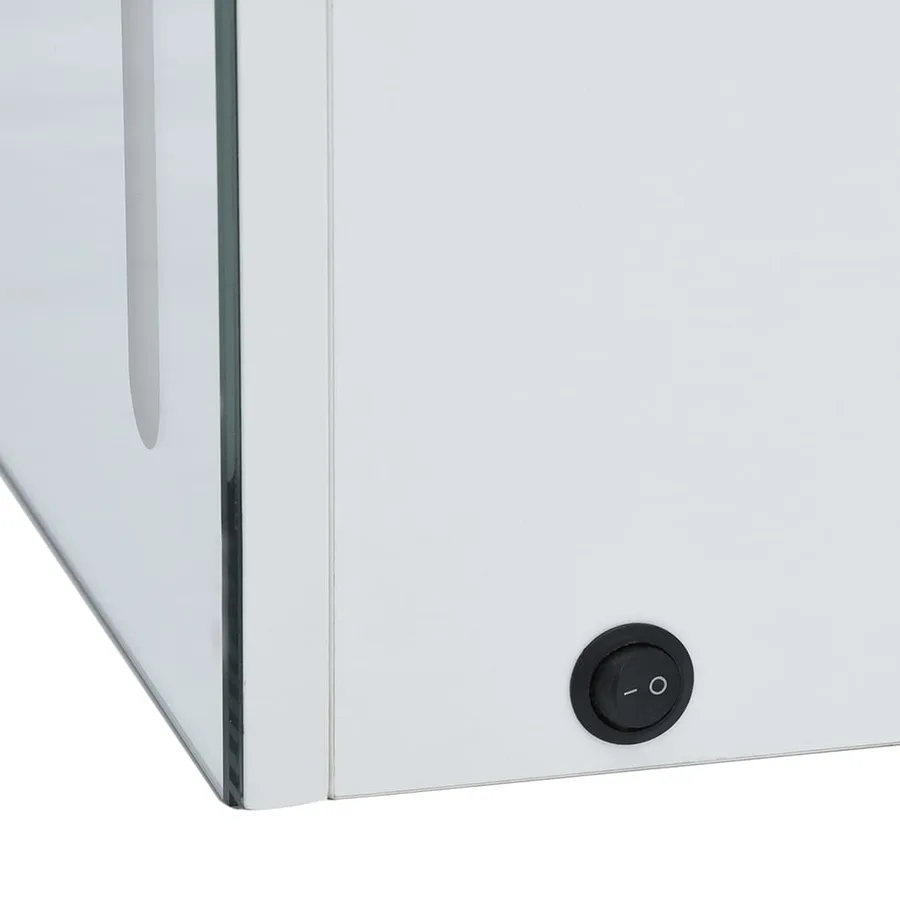 Armoire de salle de bain à miroir LED 50x13,5x60 cm - 7