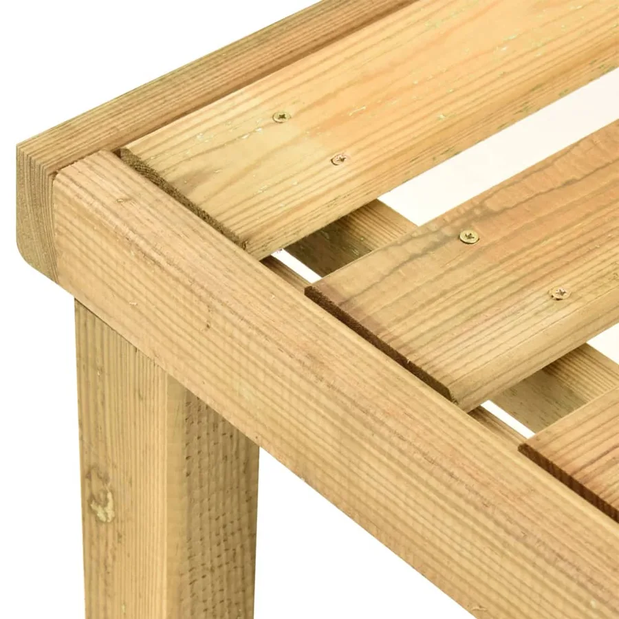 Chaise longue de jardin Bois de pin imprégné - 6