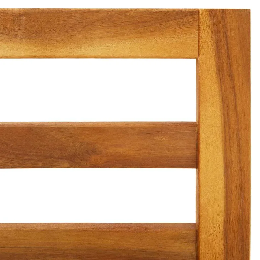 Ensemble de canapés 2 pcs et coussins blanc crème Acacia solide - 10