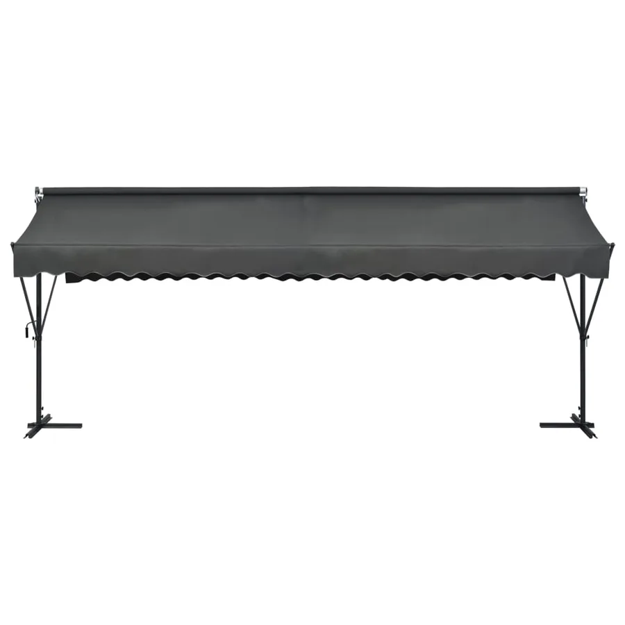 Auvent sur pied 600 x 300 cm Anthracite - 3