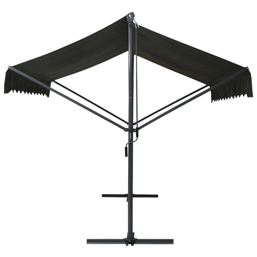 Auvent sur pied 600 x 300 cm Anthracite - 7