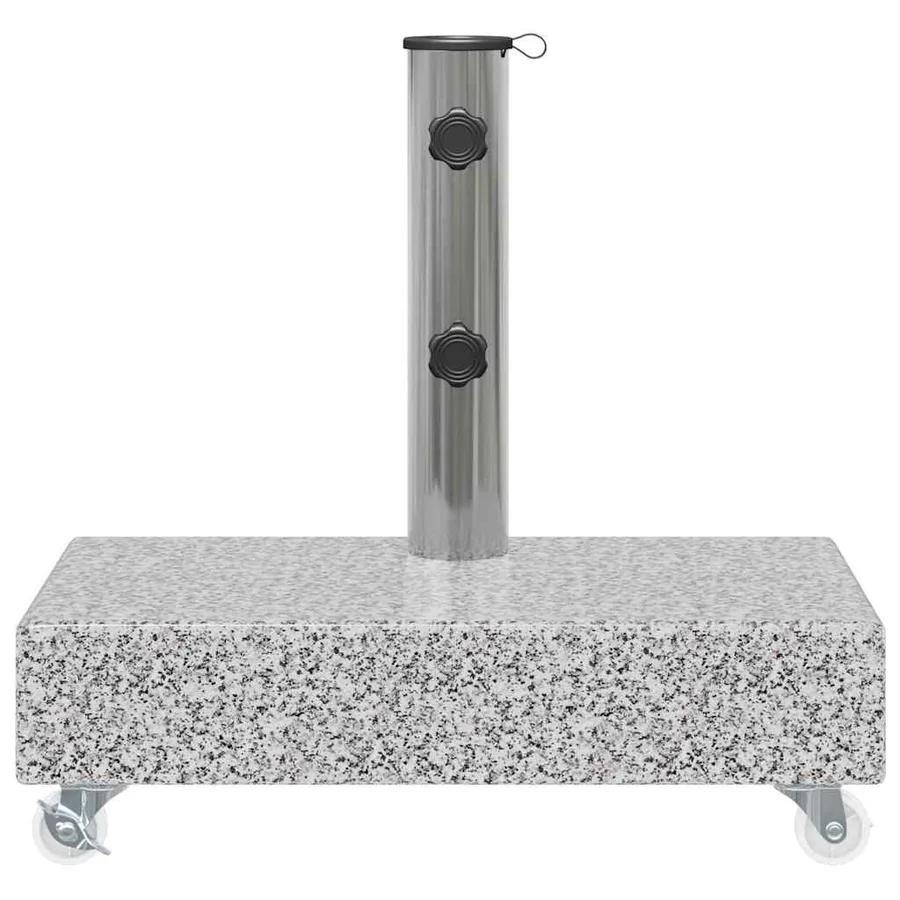 Socle de parasol Gris clair 45x25x8,3 cm Granite - 6