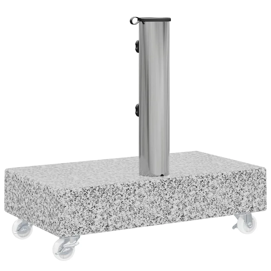 Socle de parasol Gris clair 45x25x8,3 cm Granite - 8