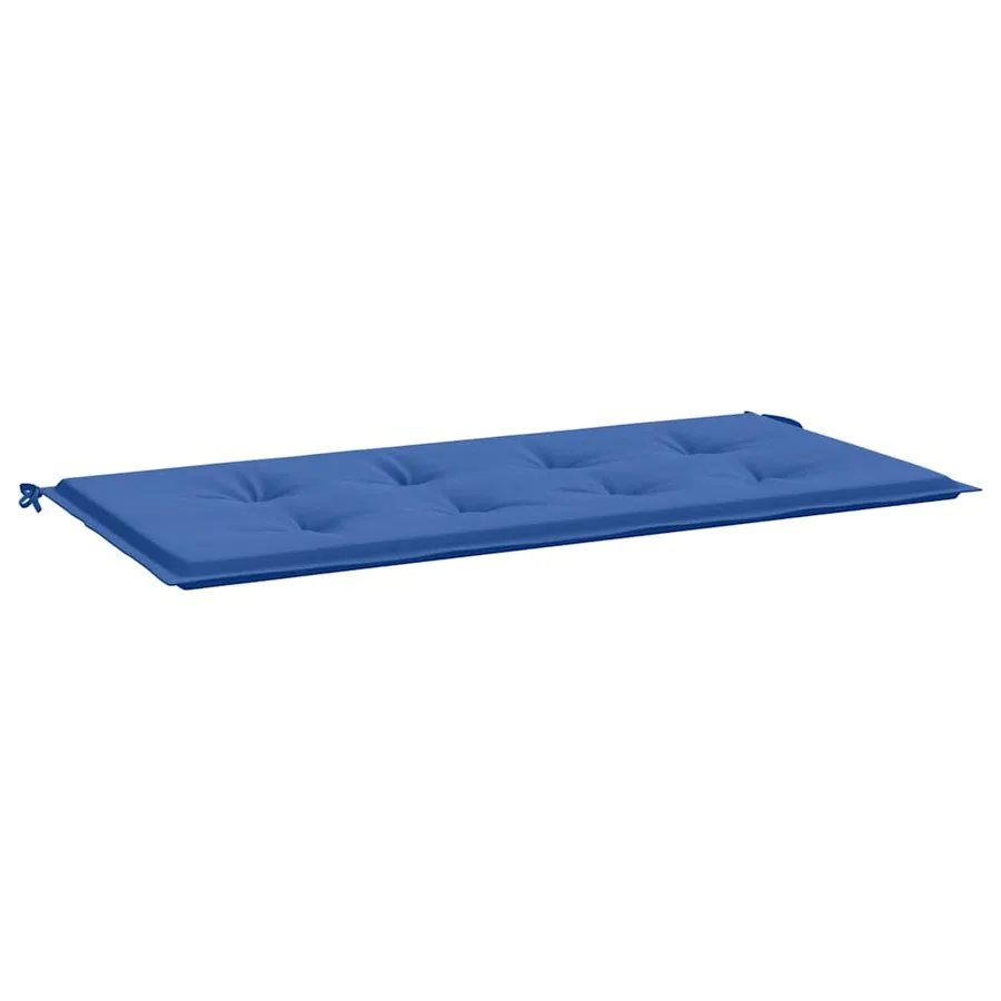Coussin de banc de jardin bleu royal 100x50x3 cm tissu oxford - 2
