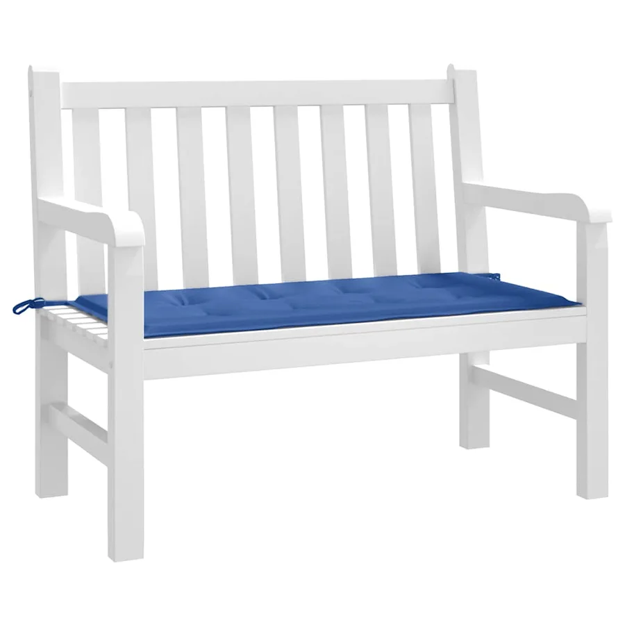 Coussin de banc de jardin bleu royal 100x50x3 cm tissu oxford - 3