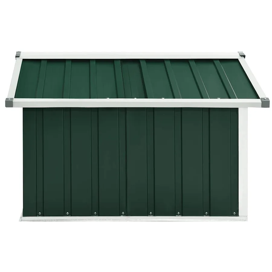 Abri tondeuse robot de jardin 92x97x63 cm Acier galvanisé Vert - 4