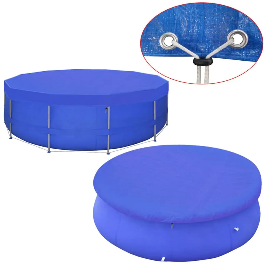 Couverture de piscine PE Ronde 540 cm 90 g/m² - 6