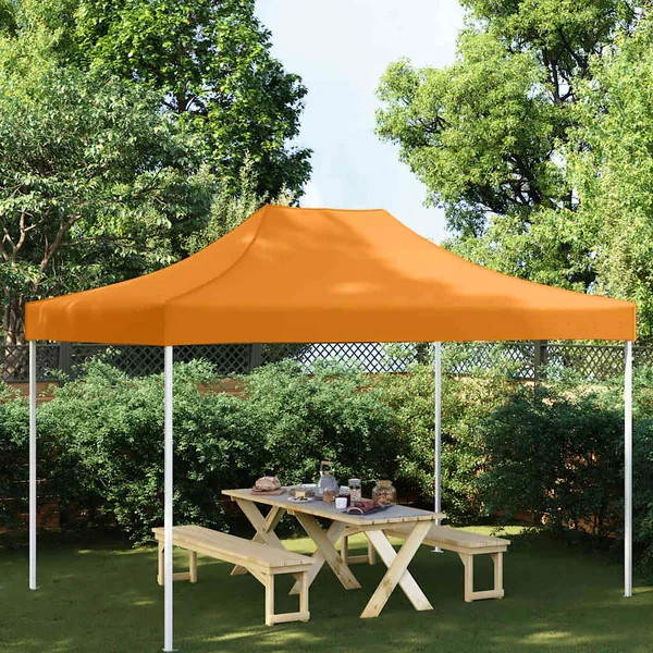 Toit de tente de réception 4,5x3 m Orange 270 g/m²