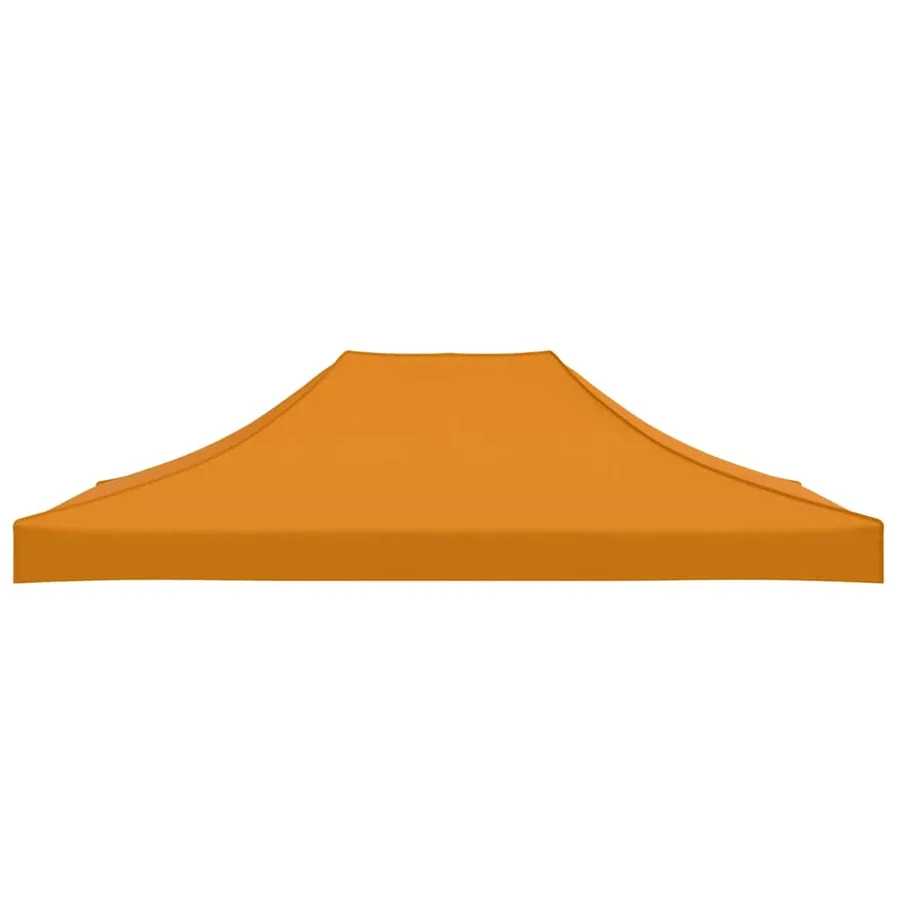 Toit de tente de réception 4,5x3 m Orange 270 g/m² - 4
