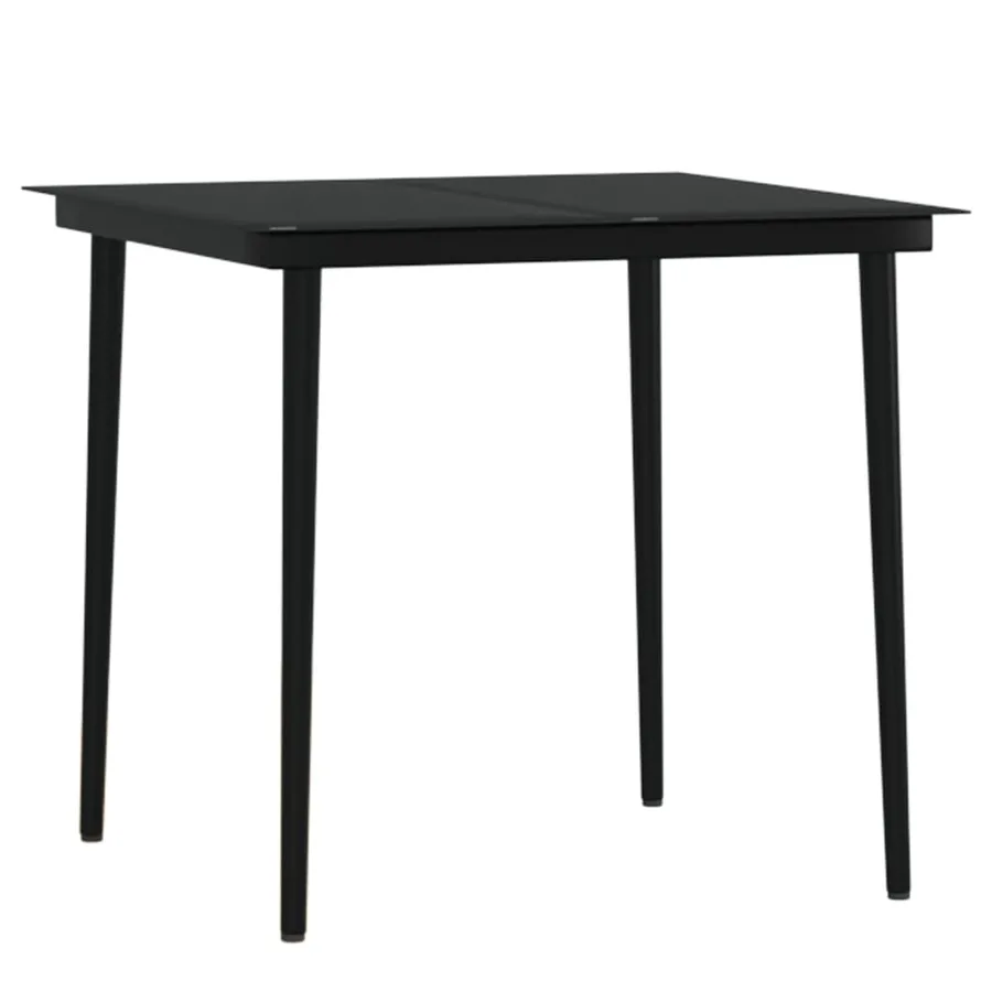 Ensemble à manger de jardin et coussins 5 pcs Marron - 5
