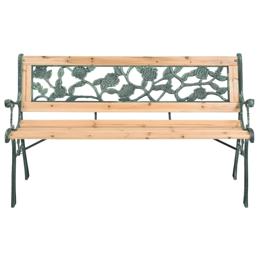 Banc de jardin 122 cm Bois - 2