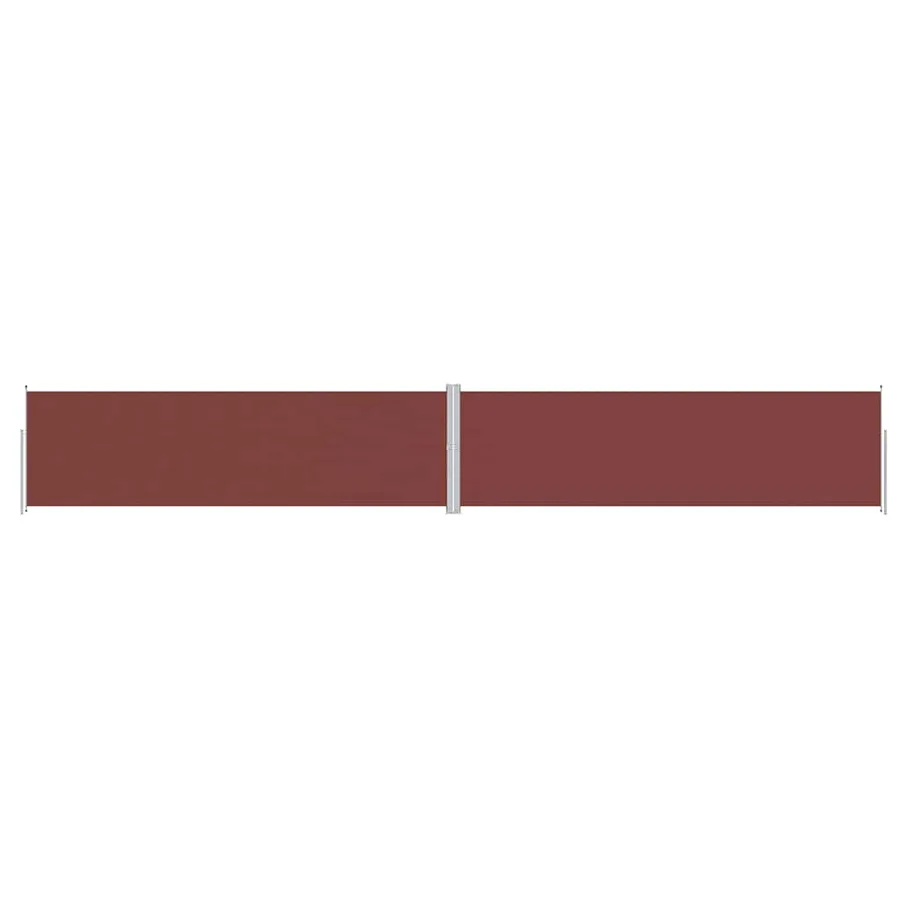 Auvent latéral rétractable Marron 180x1200 cm - 2
